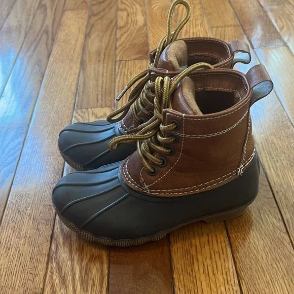 London Fog Seth Jr. Duck Boots Rain Snow Winter 11 Boys Toddler Casual Preppy - Picture 3 of 8